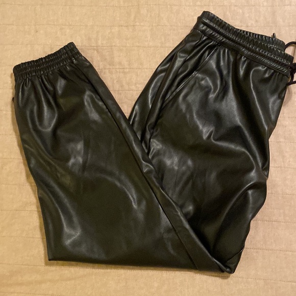 A New Day Faux Leather Joggers - Picture 9 of 9